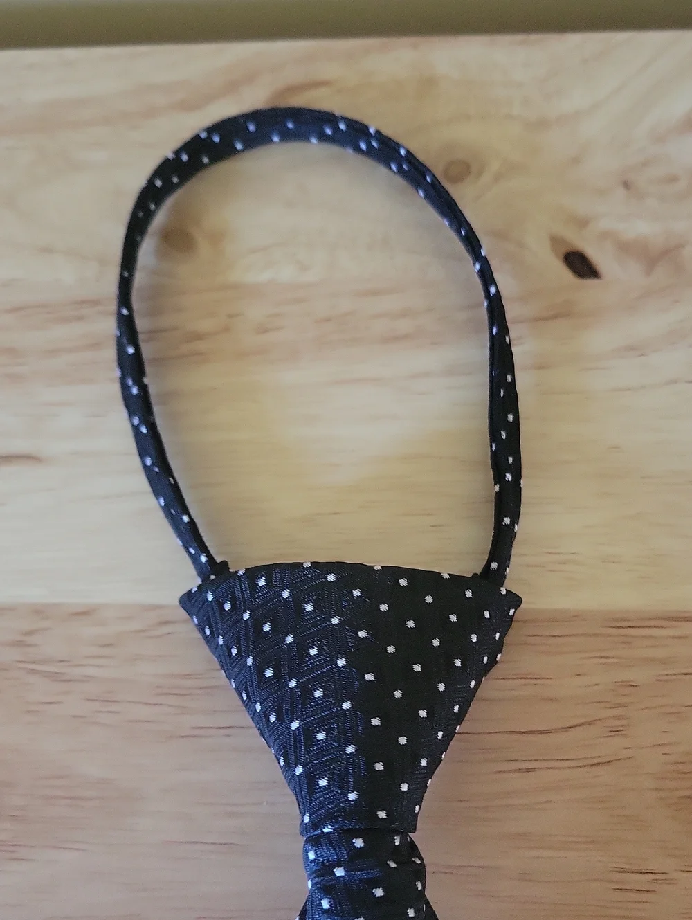 Classic Black Polka Dot Youth Tie